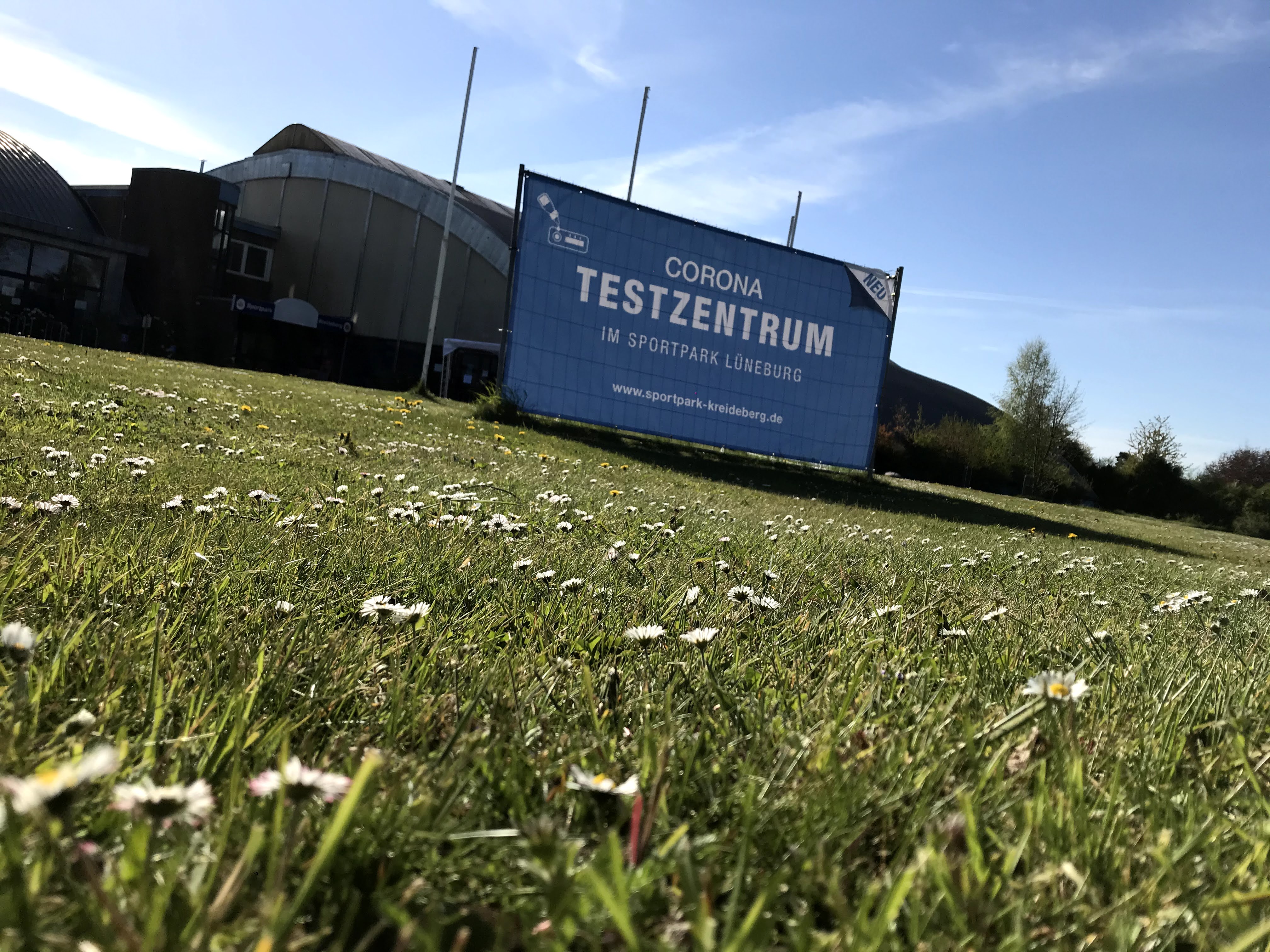 CoronaTestzentrum im Sportpark Lüneburg